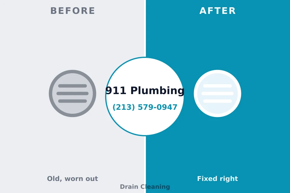 Before and after: plumbing repair Ocala, FL